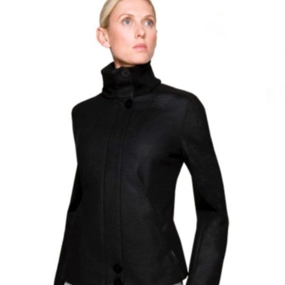 Icebreaker 380 PurePlus Wool Mid-weight Full Zip Black Skyline Jacket S - Picture 1 of 12